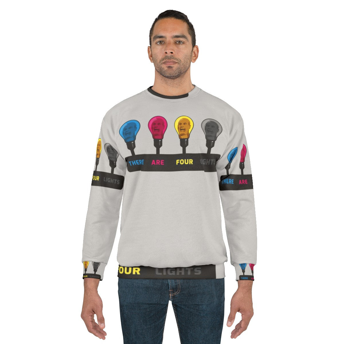 "There Are Four Lights" CMYK Star Trek Sweatshirt - men