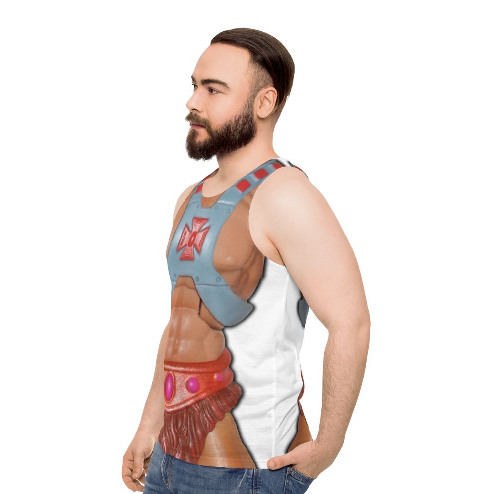 He-Man Action Figure Unisex Tank Top - men side