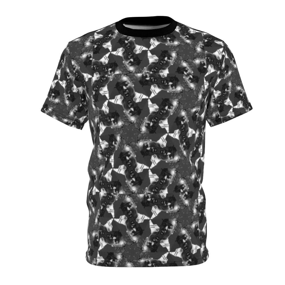 Ol' Dirty Bastard inspired graphic t-shirt featuring a stylized pattern design, perfect for fans of 90s hip hop and Wu-Tang Clan