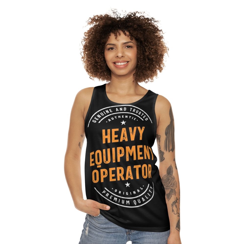 Heavy Equipment Operator Unisex Tank Top - women