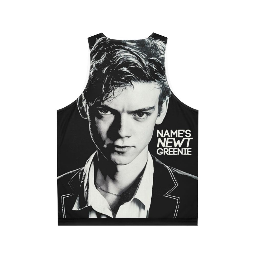 Thomas Brodie Unisex Tank Top, Maze Runner Merchandise - Back