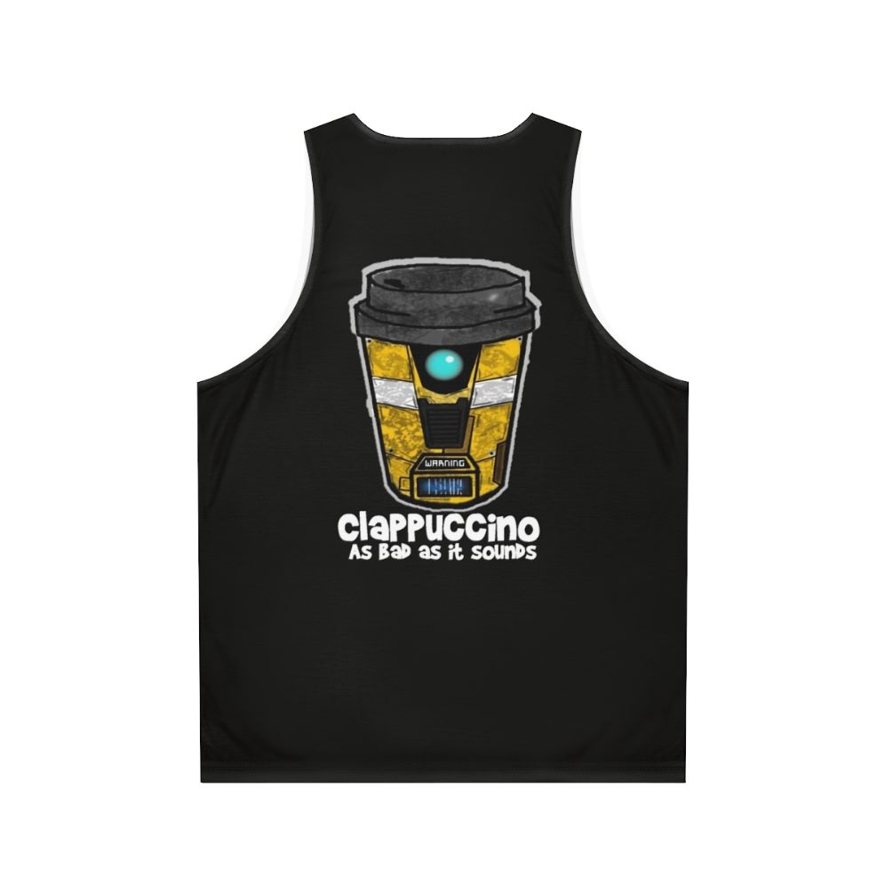 Claptrap inspired unisex tank top for Borderlands fans - Back