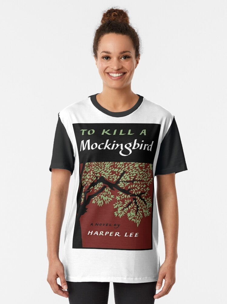 Graphic t-shirt featuring the classic novel "To Kill a Mockingbird" by Harper Lee - Women