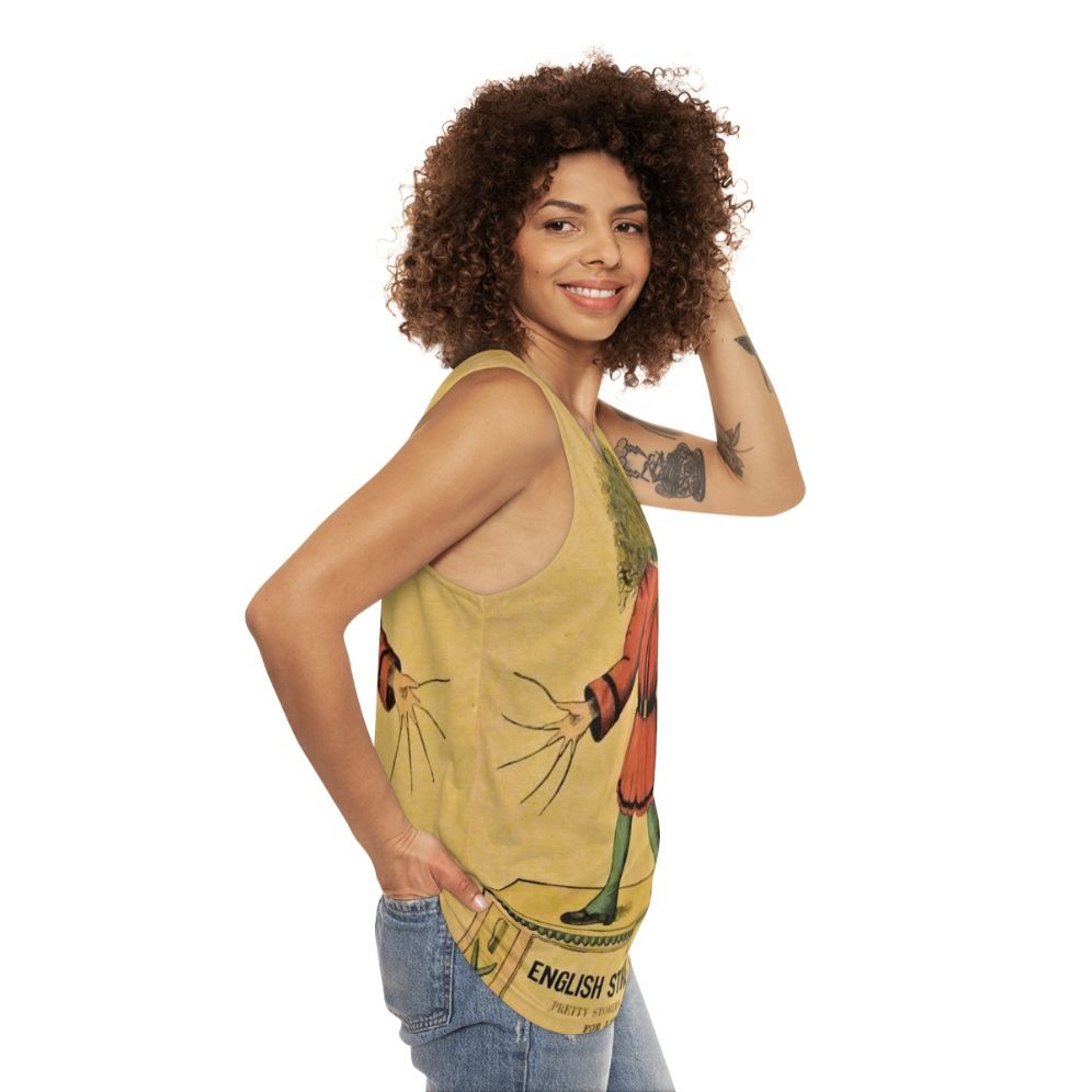 Struwwelpeter unisex tank top with horror-inspired design - women side