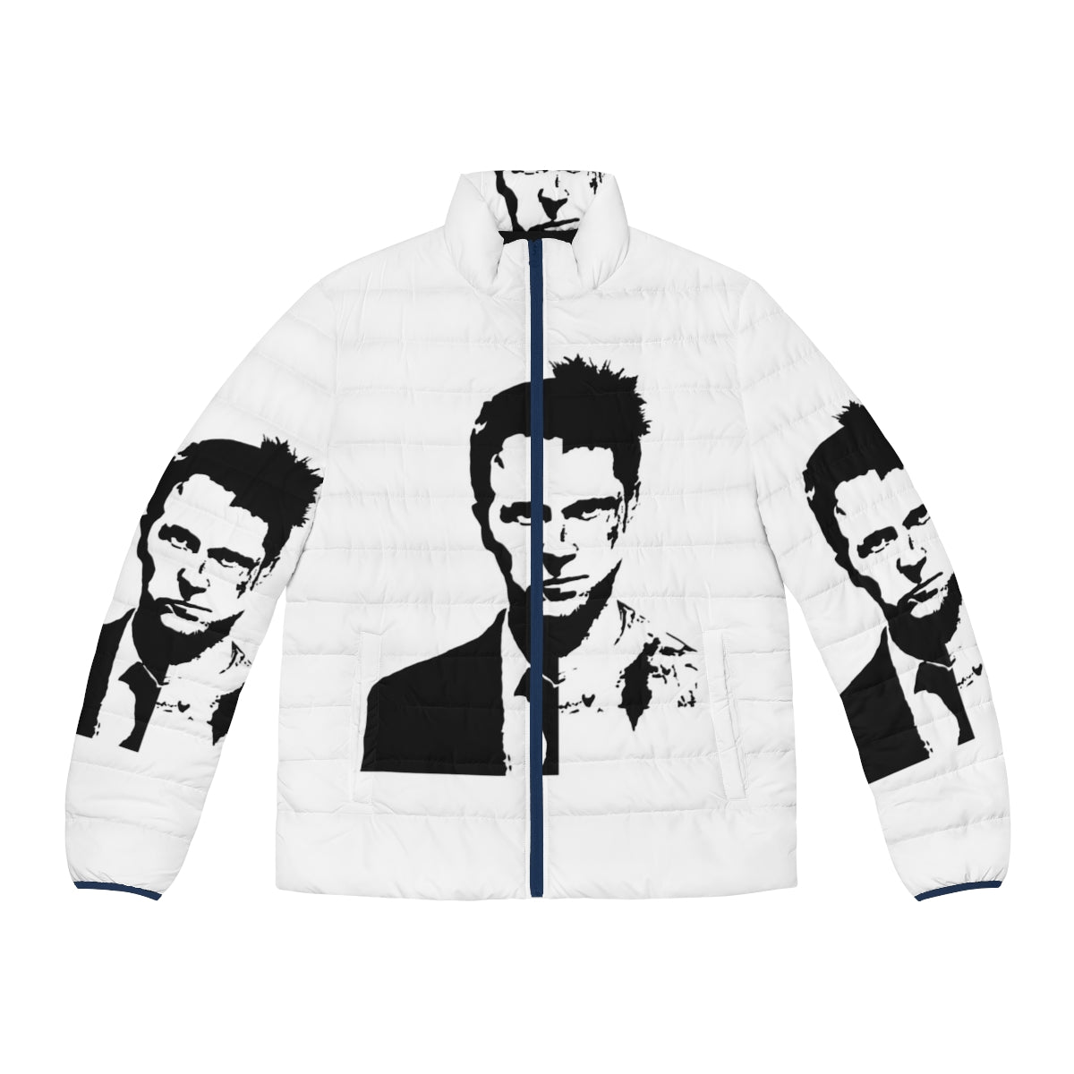 Fight Club Inspired Puffer Jacket featuring Edward Norton and Bradd Pitt