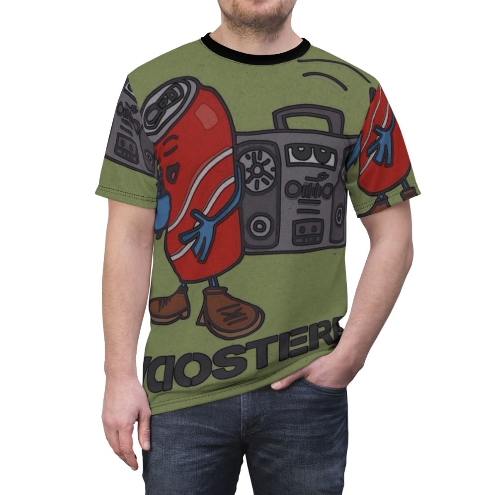 Retro 90s Soda Stereo Inspired T-Shirt for Music Fans - men front