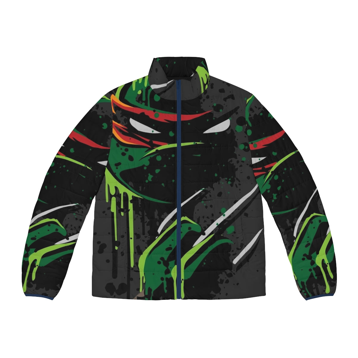 Raphael puffer jacket with TMNT graphics