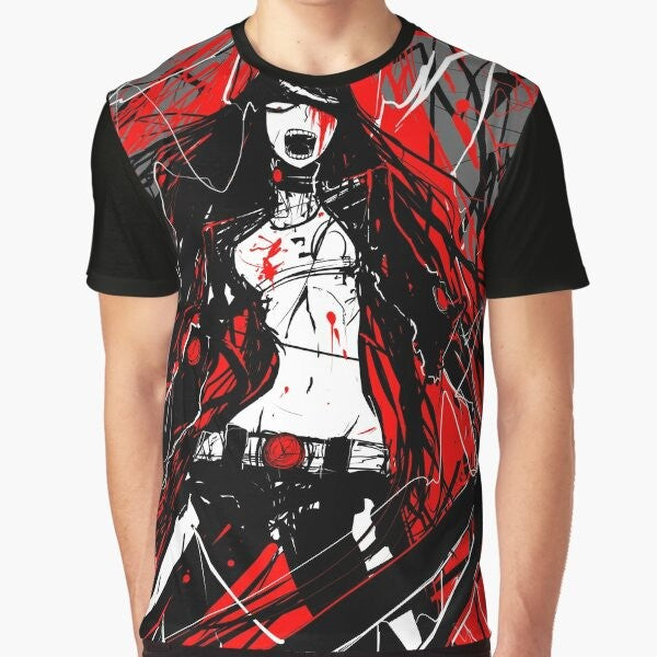 Demolition graphic t-shirt with urban and edgy design