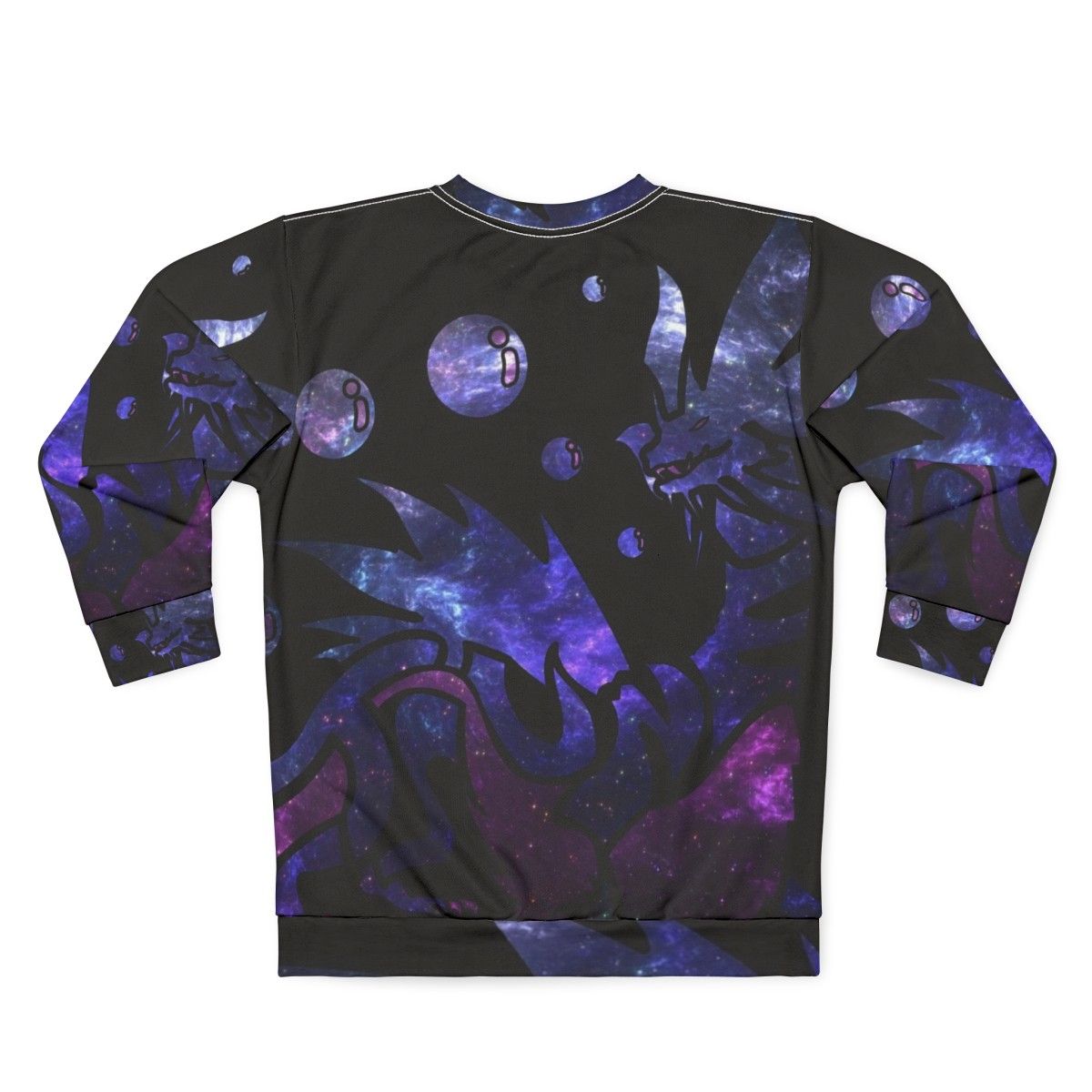 Monster Hunter World Mizutsune Galaxy Design Sweatshirt - Back