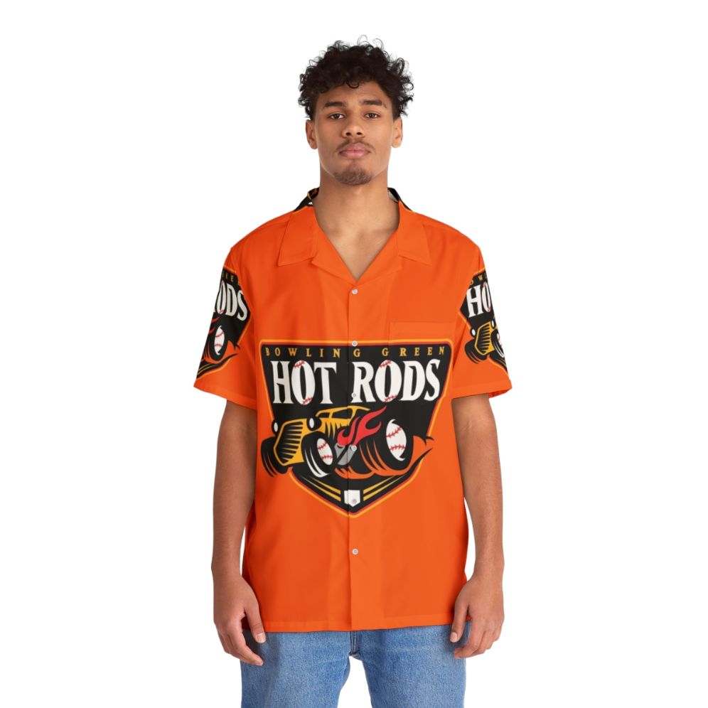 Bowling Green Hot Rods Hawaiian Shirt - People Front