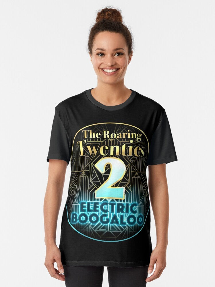 Roaring Twenties 2020 Graphic T-Shirt featuring a humorous design - Women