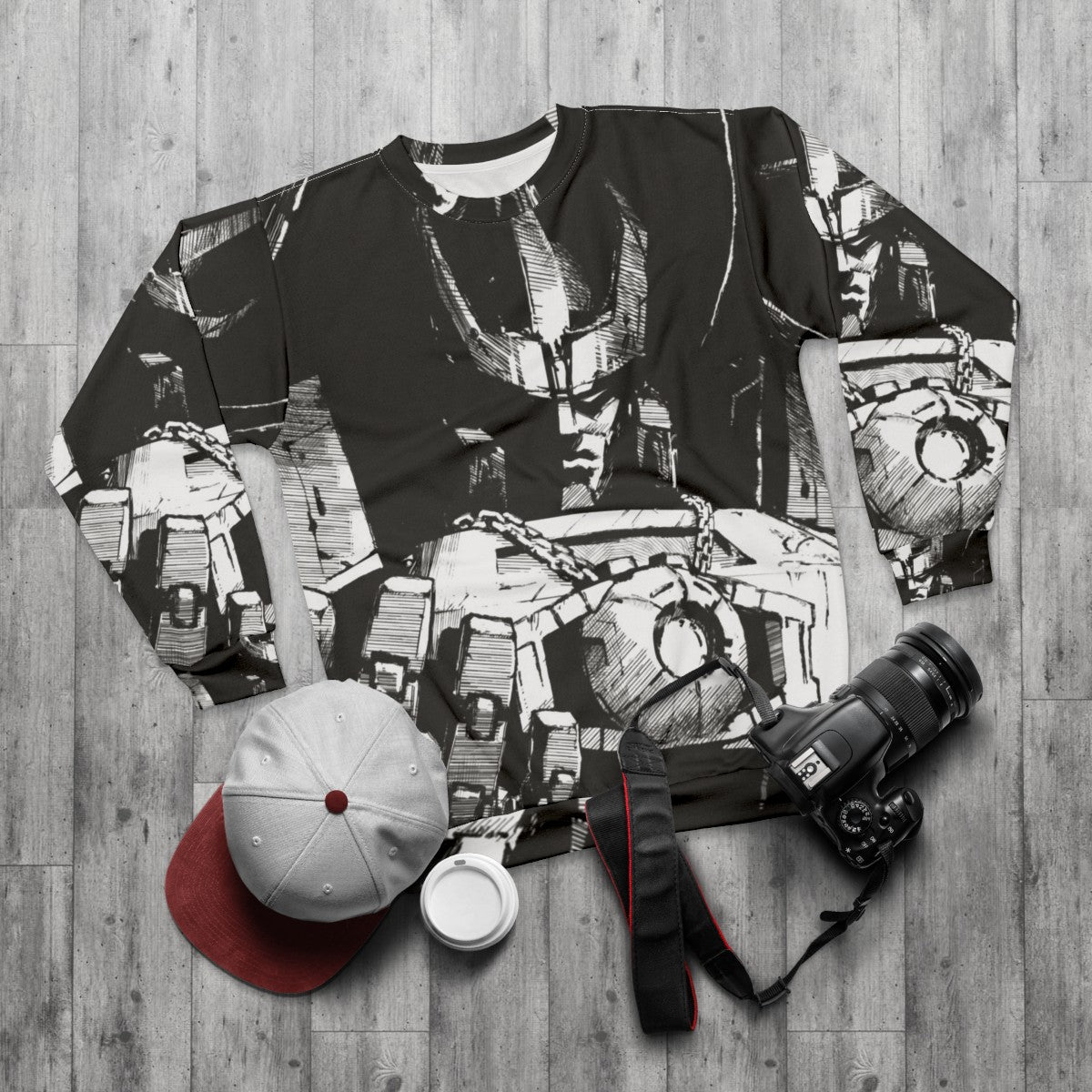 Galvatron Transformers Sweatshirt - flat lay