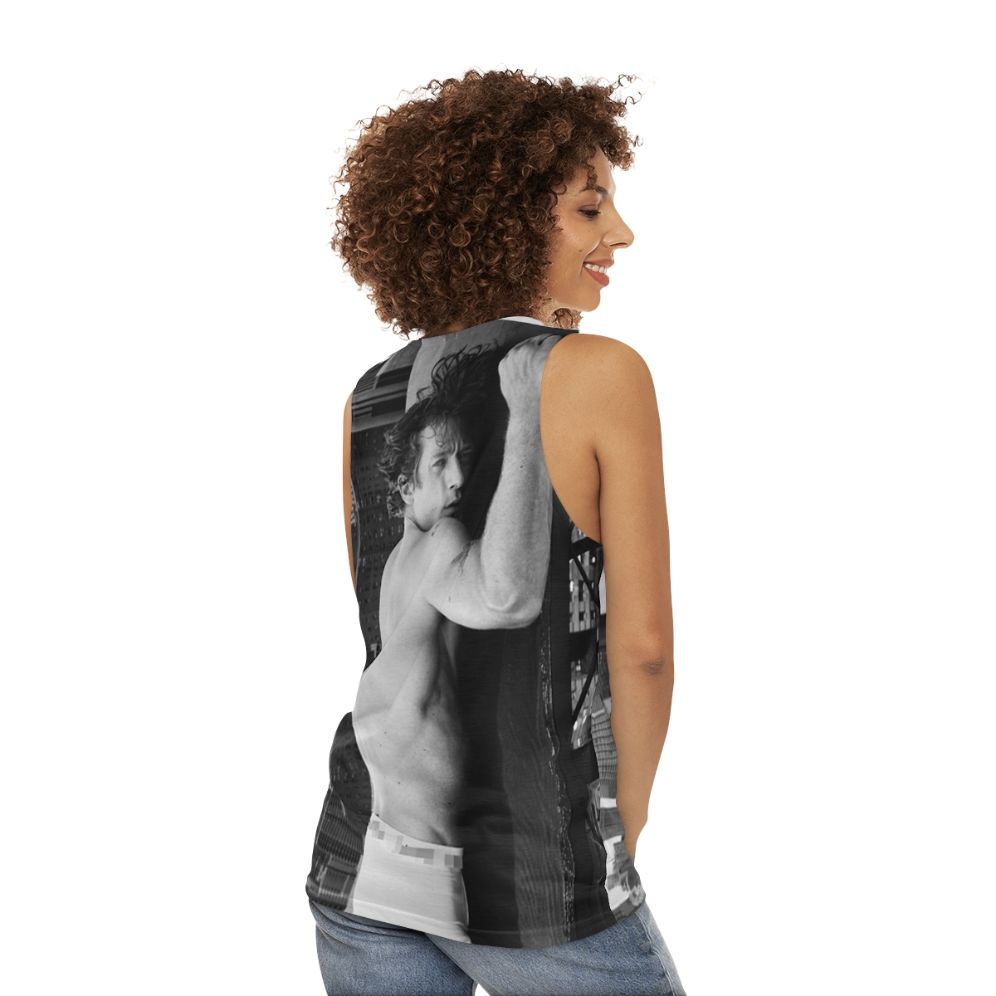 Jeremy Allen White Unisex Tank Top - women back