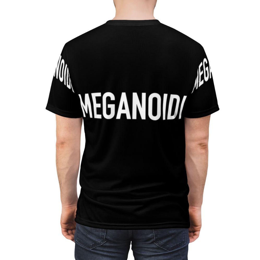 Italian rock band Meganoidi inspired all-over-print t-shirt - men back