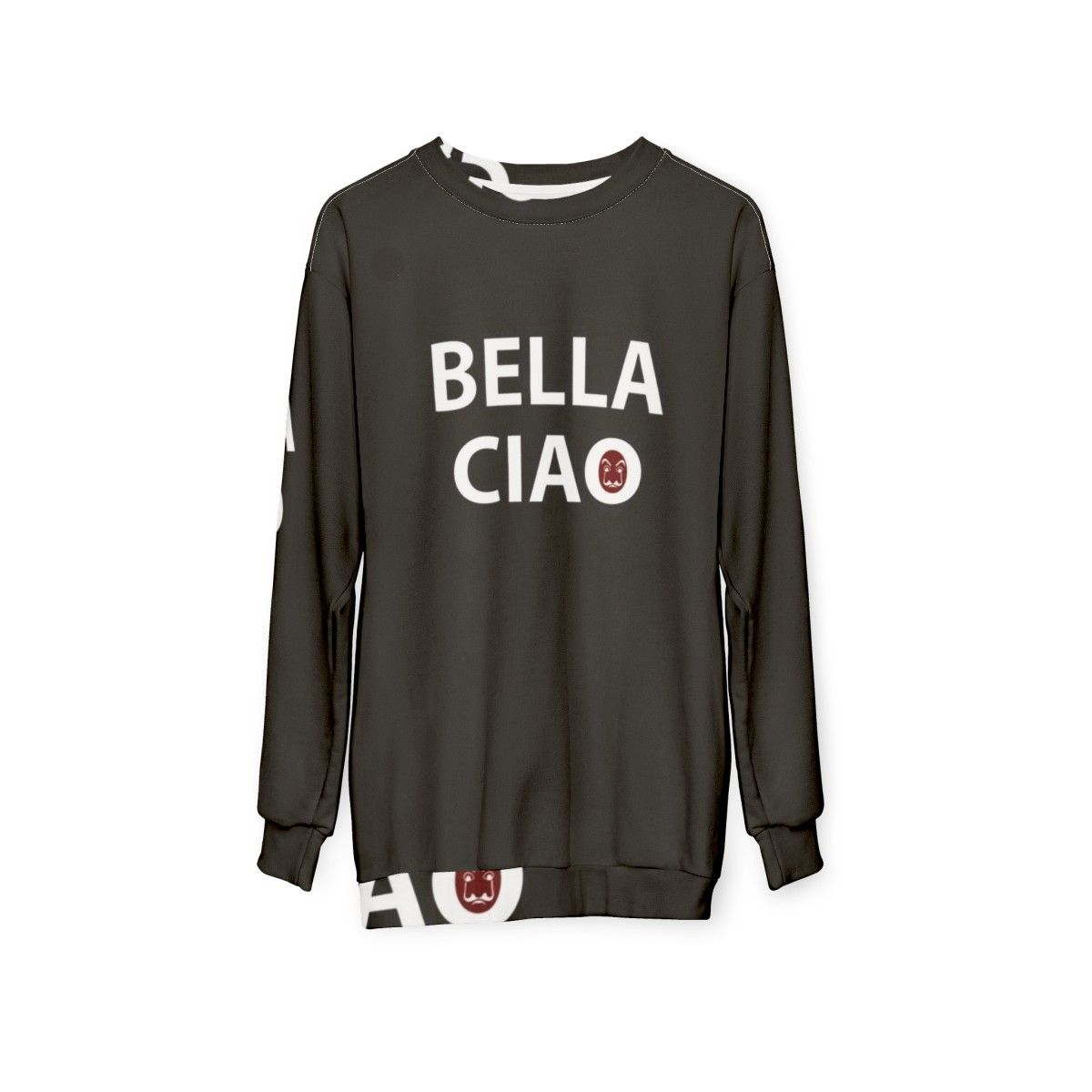 Money Heist Bella Ciao Themed Sweatshirt - hanging