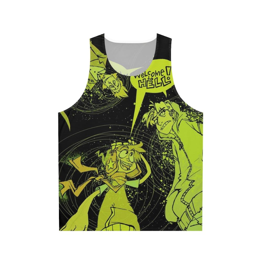 Welcome to Hell Kickstarter Poster Design Unisex Tank Top