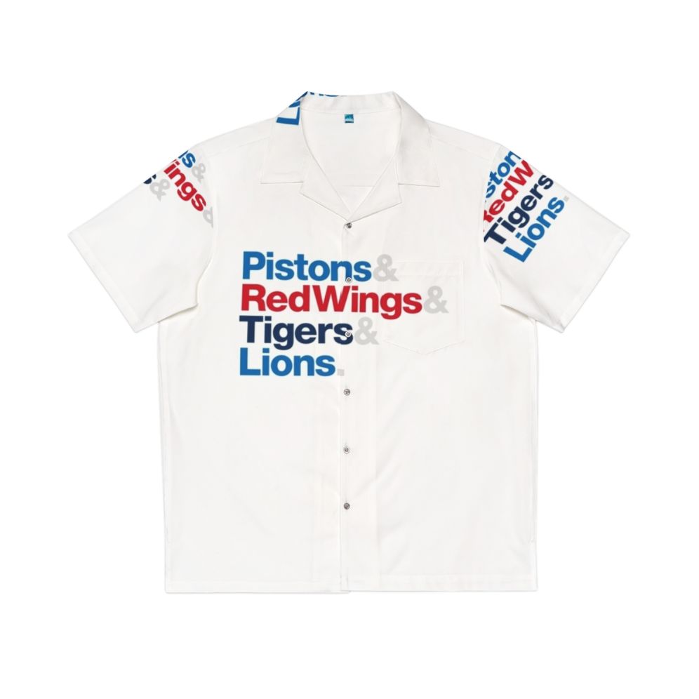 Detroit Sports Teams Tropical Hawaiian Shirt