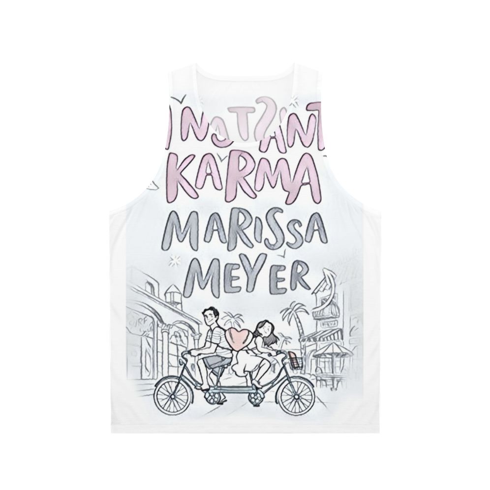 Instant Karma Unisex Tank Top with Sketch Art Design