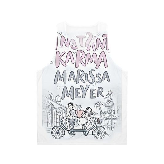 Instant Karma Unisex Tank Top with Sketch Art Design