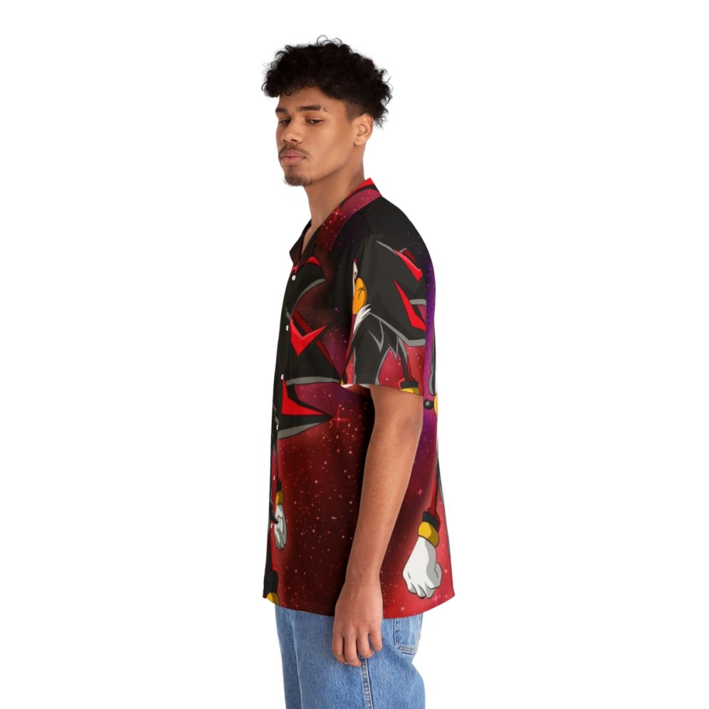 Neon Shadow the Hedgehog Hawaiian Shirt - People Left