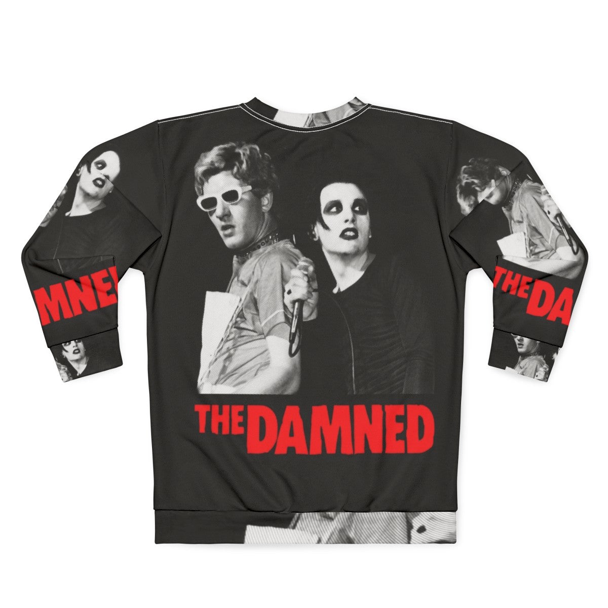 The Damned Punk Rock Band Sweatshirt - Back