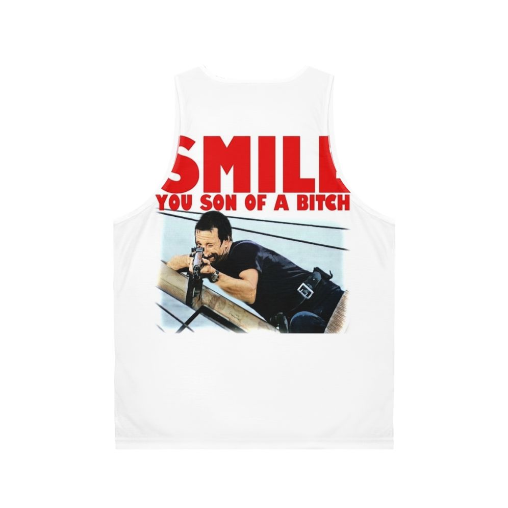 Smile Unisex Tank Top Inspired by the Movie Jaws - Back