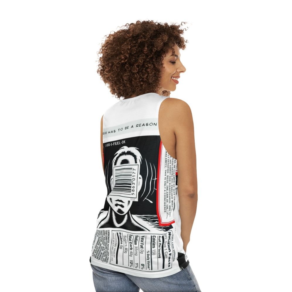 Retro OK Soda unisex tank top - women back