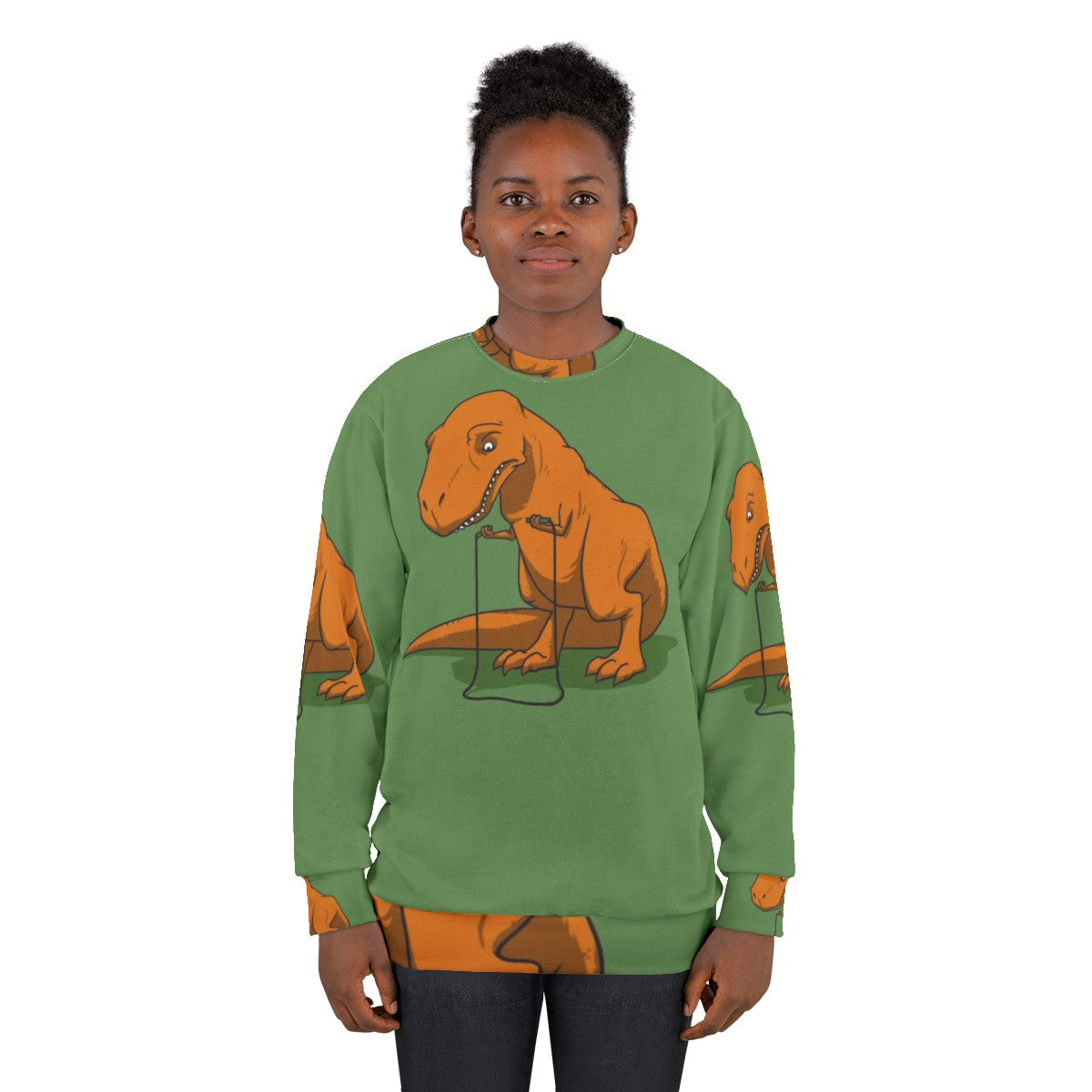 Foiled Again Tyrannosaurus Rex Sweatshirt for Kids - women