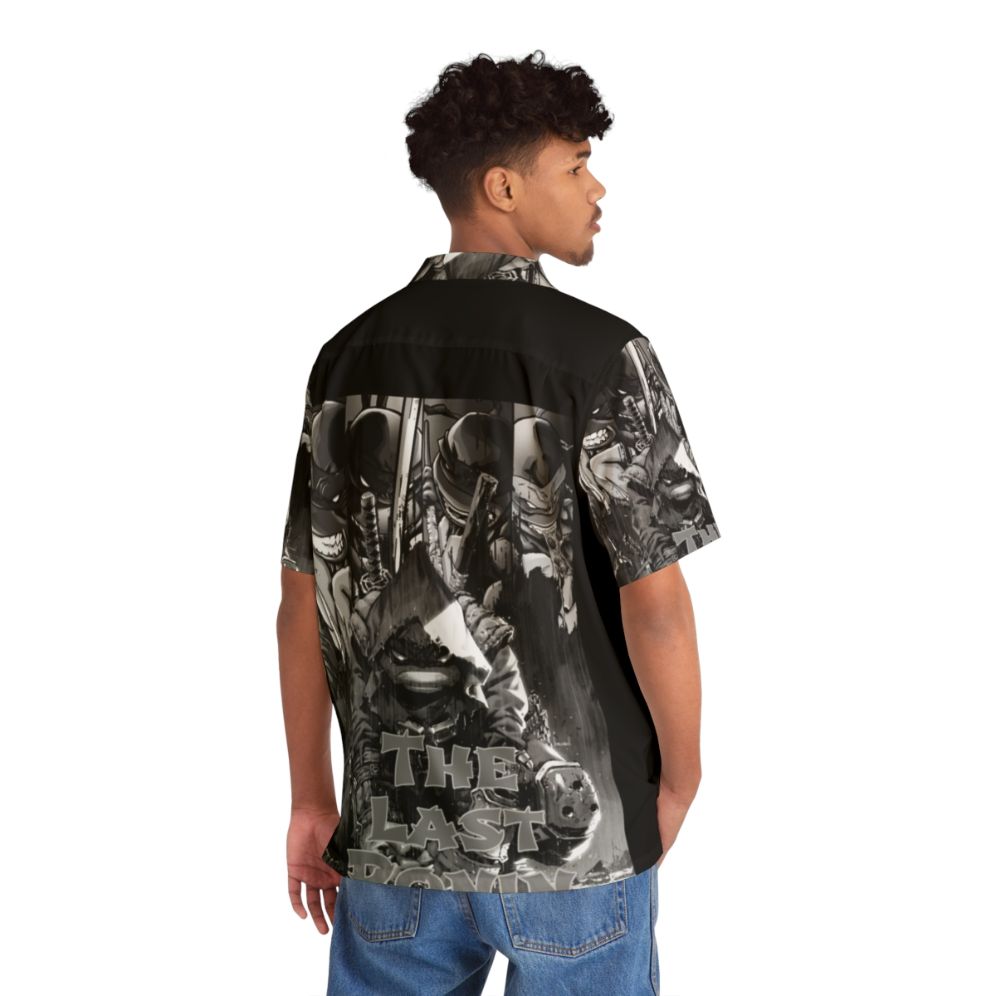 The Last Ronin Hawaiian Shirt featuring TMNT characters - People Back