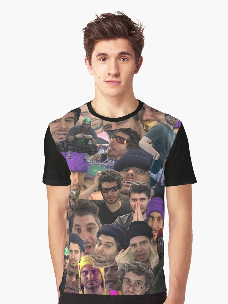 Ethan Klein H3H3 collage graphic t-shirt - Men