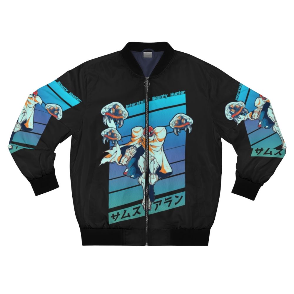 Metroid Samus Aran Interstellar Bounty Hunter Bomber Jacket