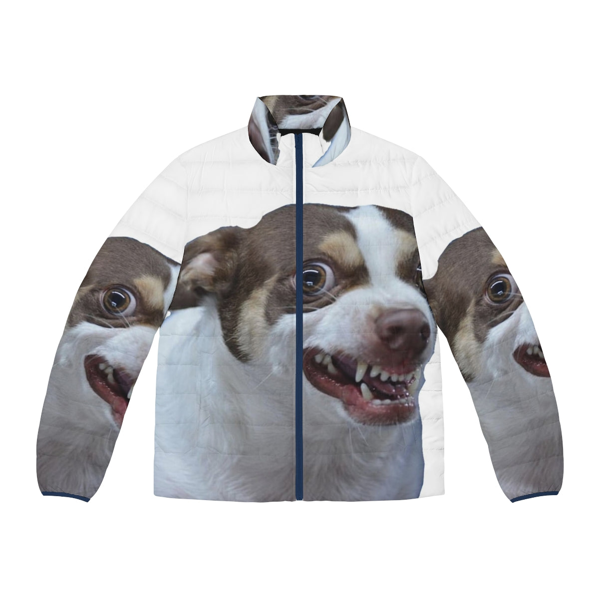 Mr Bubz Puffer Jacket - Chihuahua Meme Inspired Dog Fashion Accessory