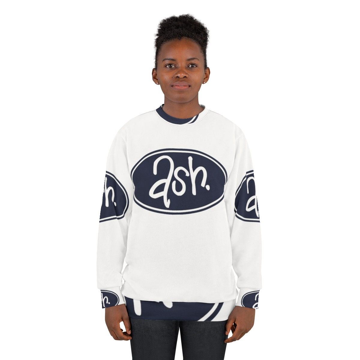 Ash Band Logo Sweatshirt - Music Merchandise - women