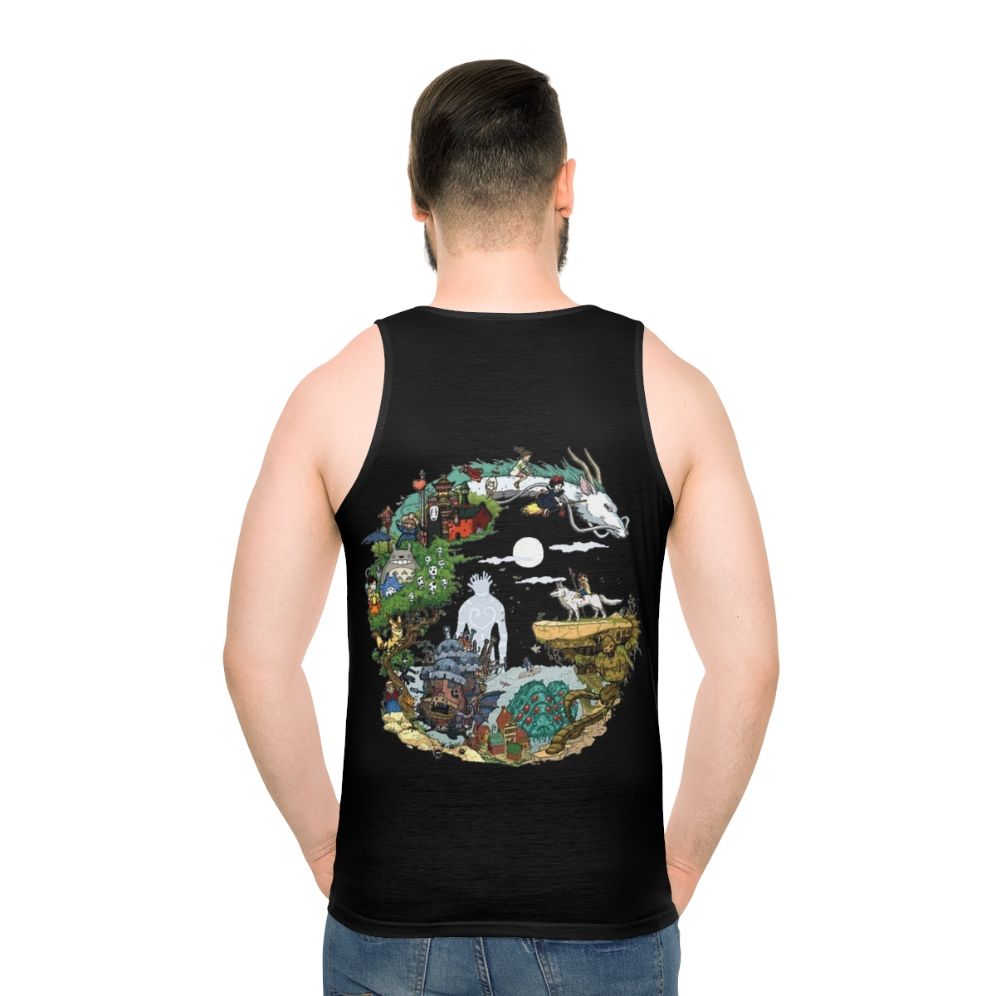 Studio Ghibli Nausicaa Unisex Tank Top - men back