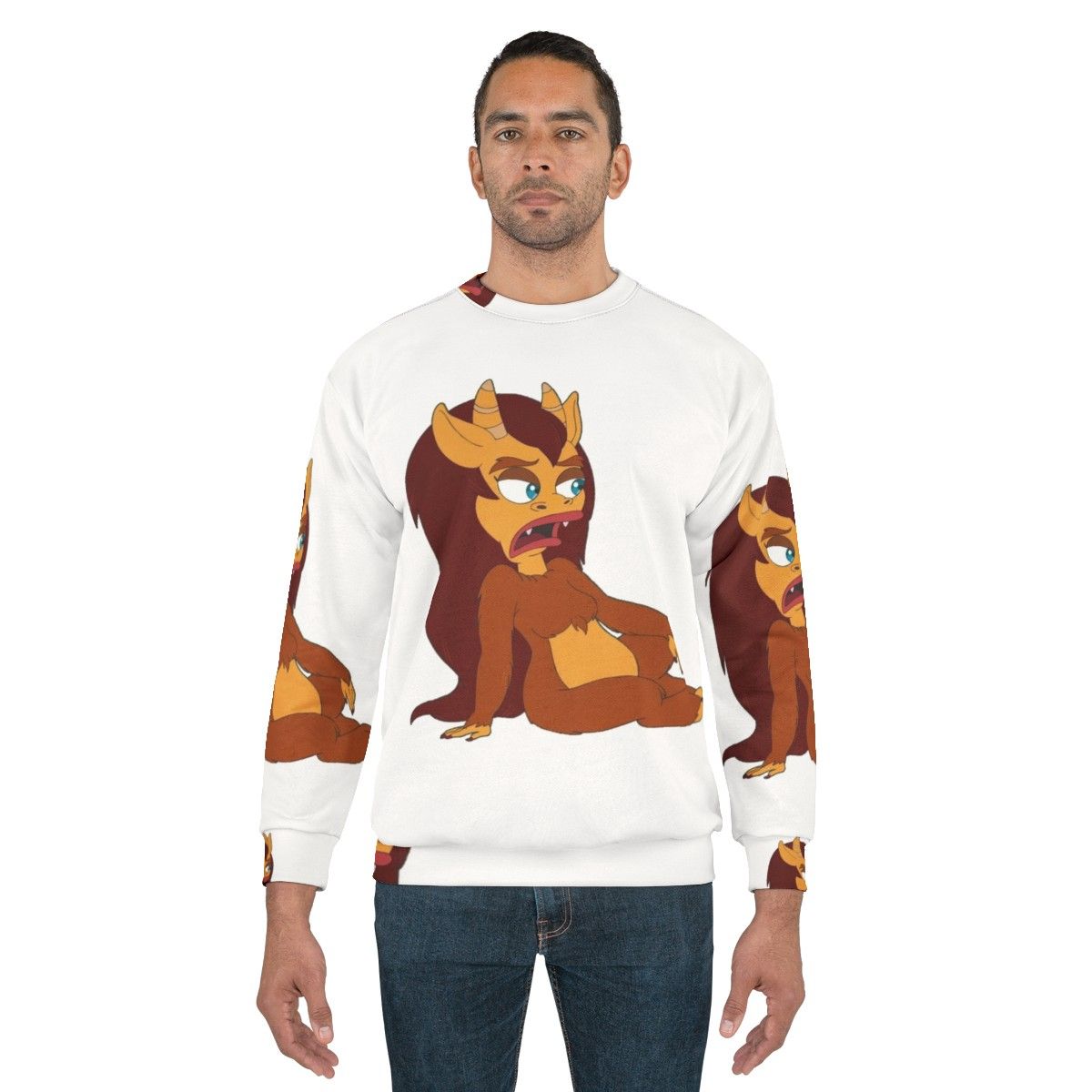 Connie the Hormone Monster Big Mouth Netflix Graphic Sweatshirt - men