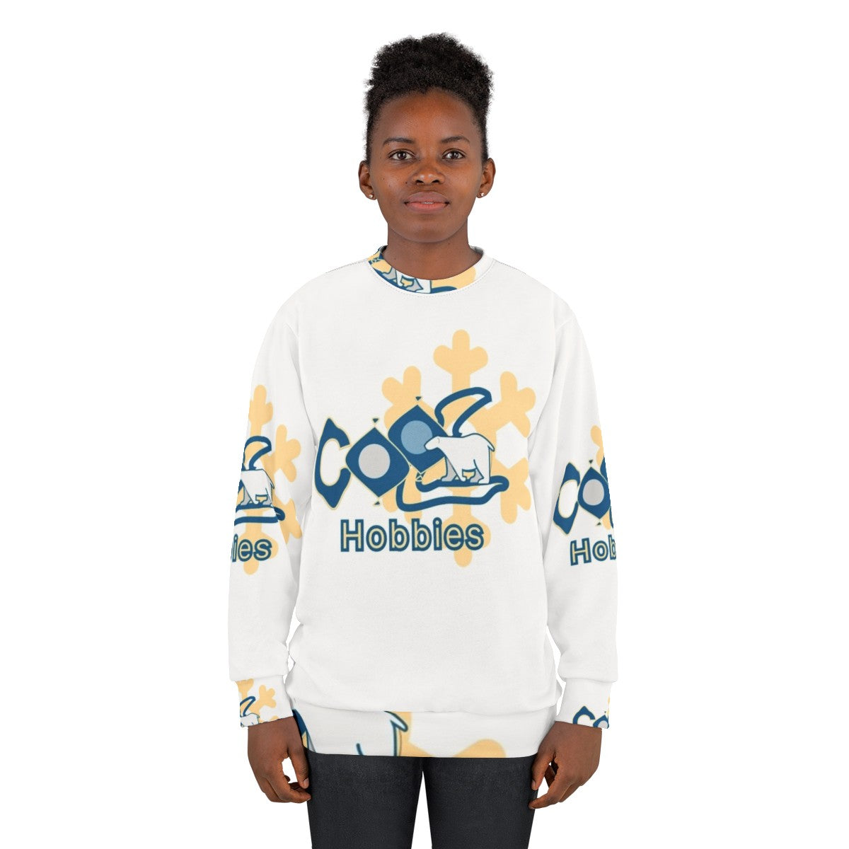 Hobby Enthusiast Sweatshirt with Cool Hobbies Design - women