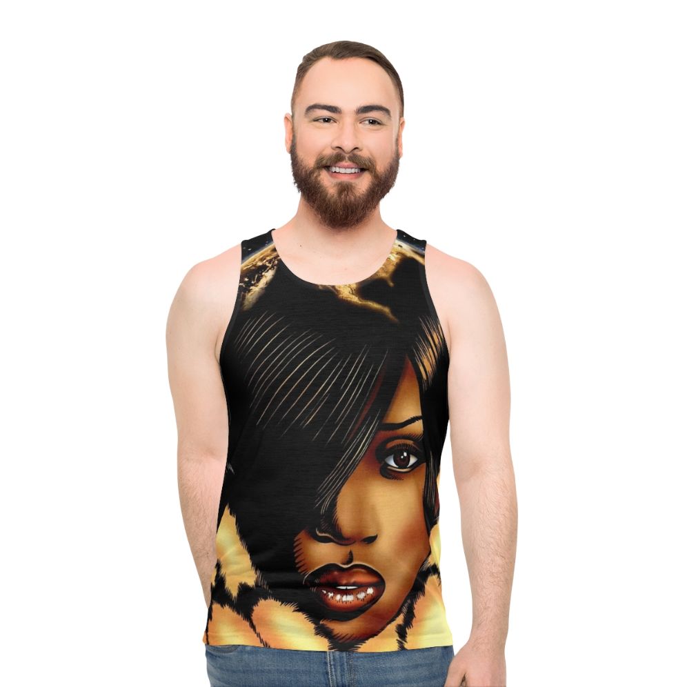 Missy Elliott 90s R&B Unisex Tank Top - men