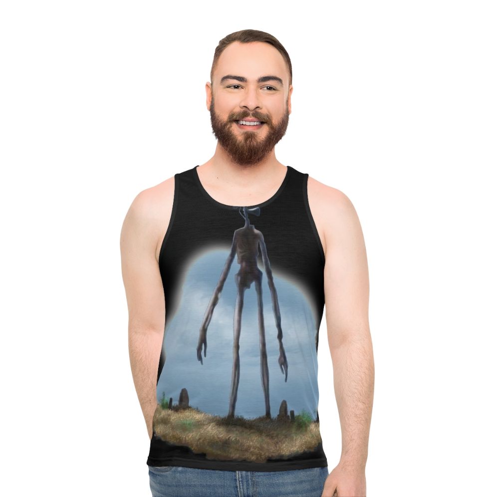 Sirenhead unisex horror tank top - men