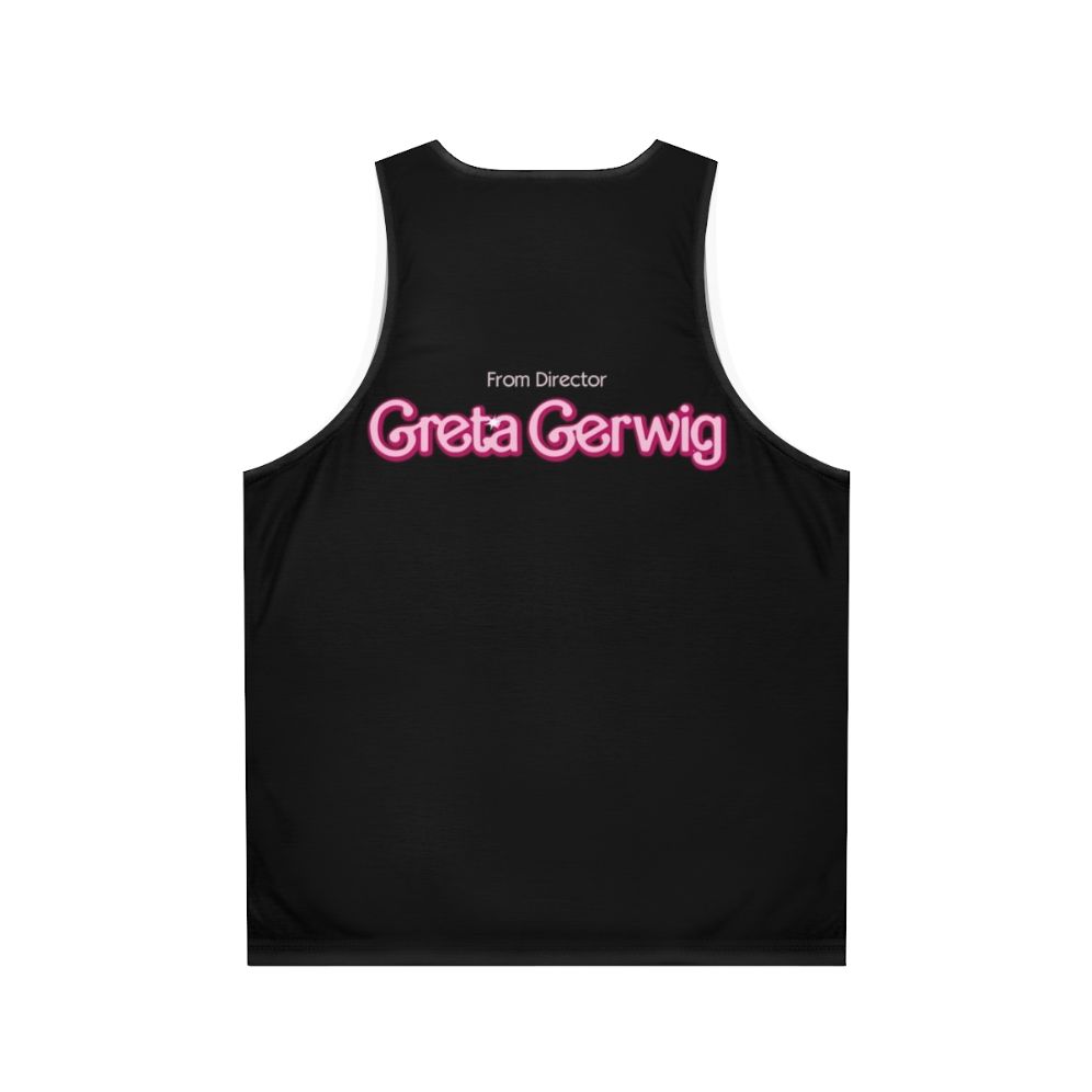 Greta Gerwig inspired unisex tank top - Back