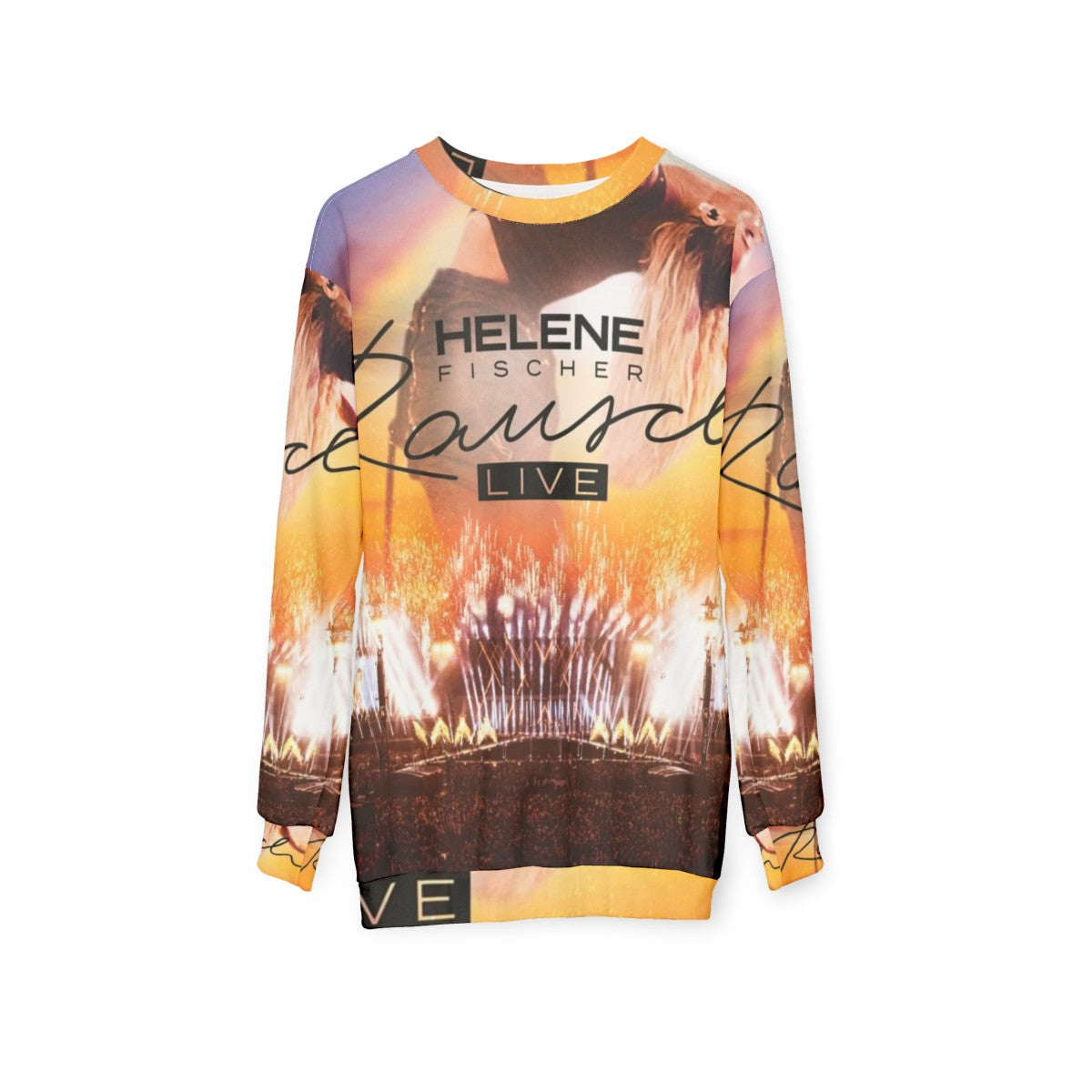 Helene Fischer Rausch Live Sweatshirt with pop music and concert aesthetic design - hanging