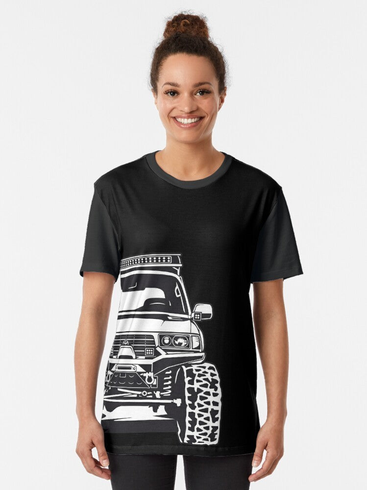 Toyota Land Cruiser 80 off-road graphic t-shirt - Women