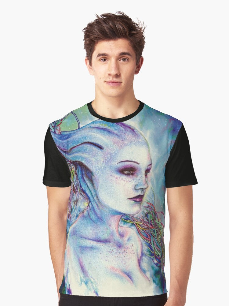 Liara Tsoni Mass Effect Graphic T-Shirt - Men