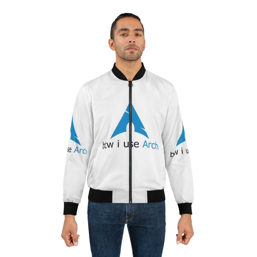 Arch Linux Bomber Jacket - A Must-Have for Linux Lovers - Lifestyle