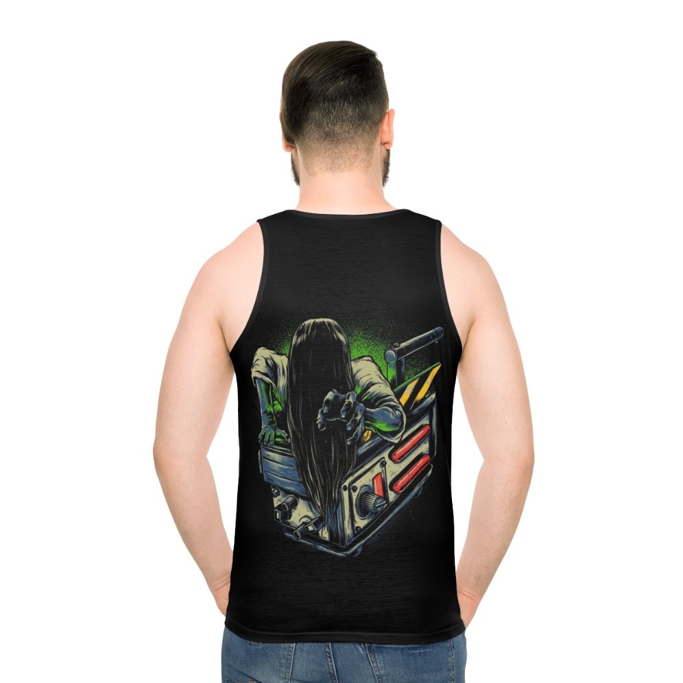 Trapped Ghost Unisex Tank Top - men back