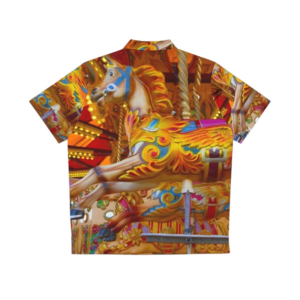 Weymouth's Classic British Carousel Hawaiian Shirt - Back