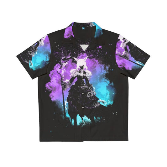 Cosmic Fantasy Hawaiian Shirt with Final Fantasy Inspired Design