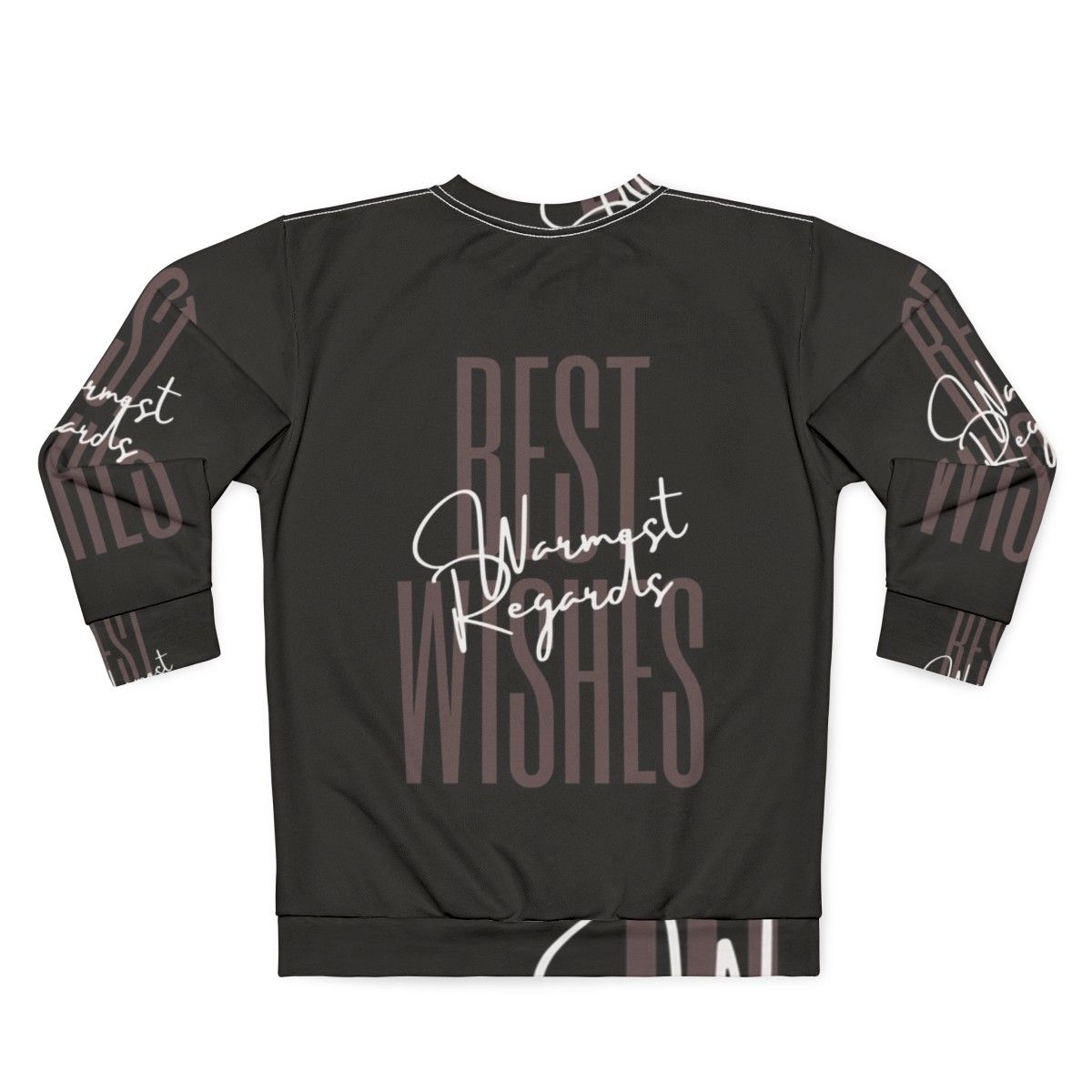 Schitt's Creek Best Wishes Warmest Regards Sweatshirt - Back