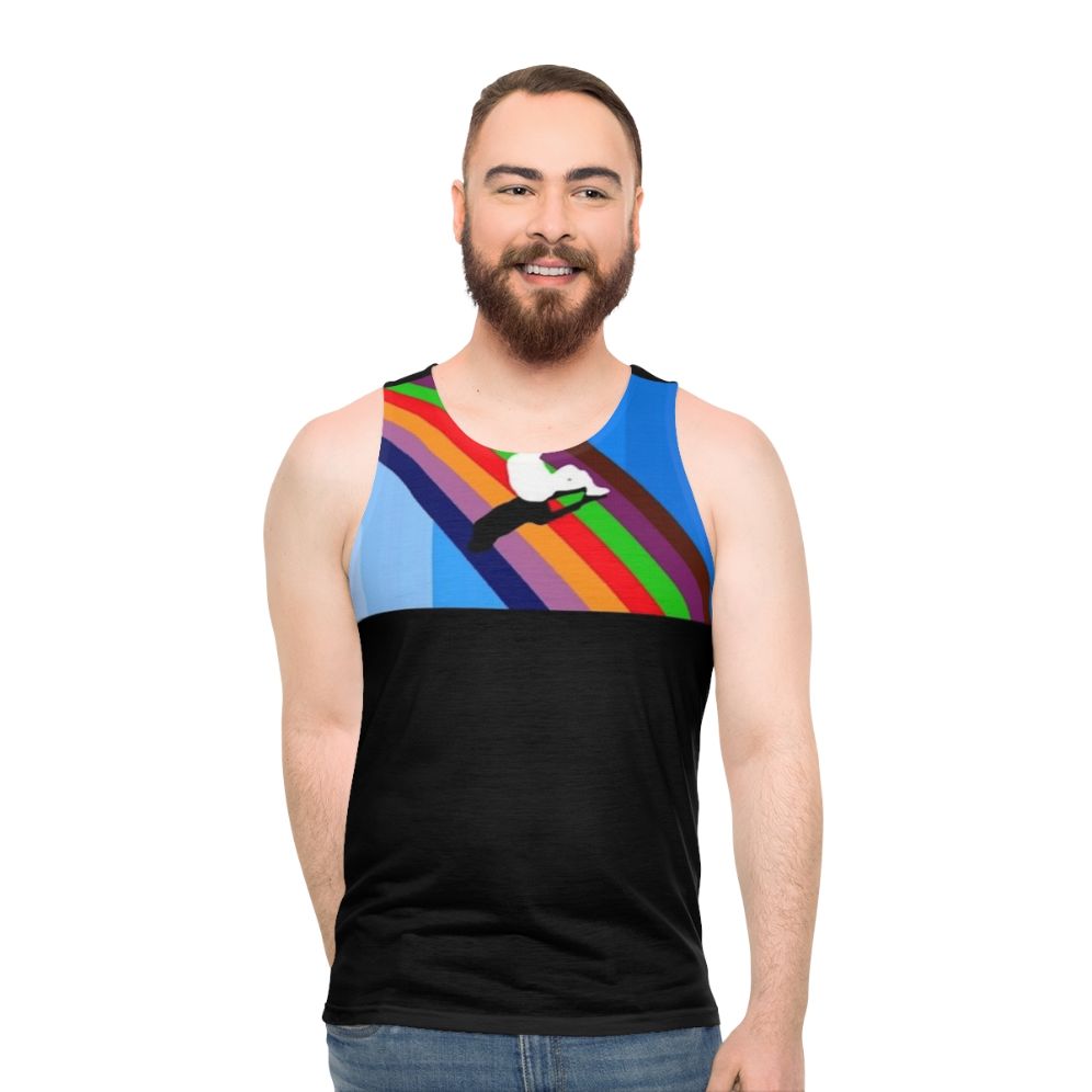 Melodic Blue Unisex Tank Top - men