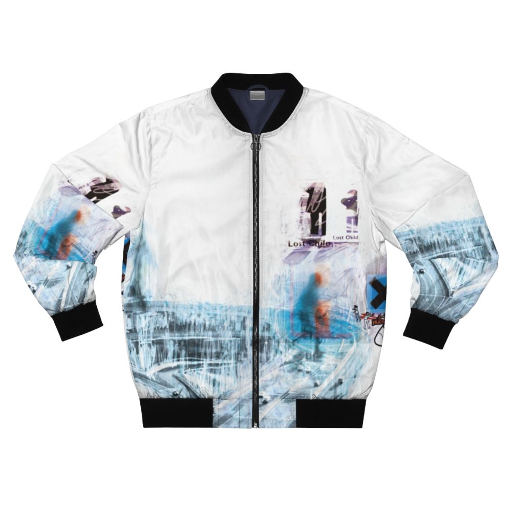 "Ok Computer" inspired bomber jacket without the Radiohead logo