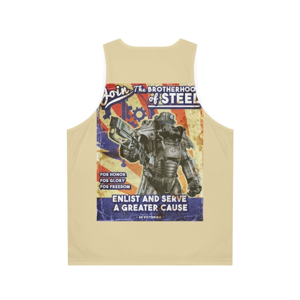 Brotherhood of Steel Unisex Tank Top - Back